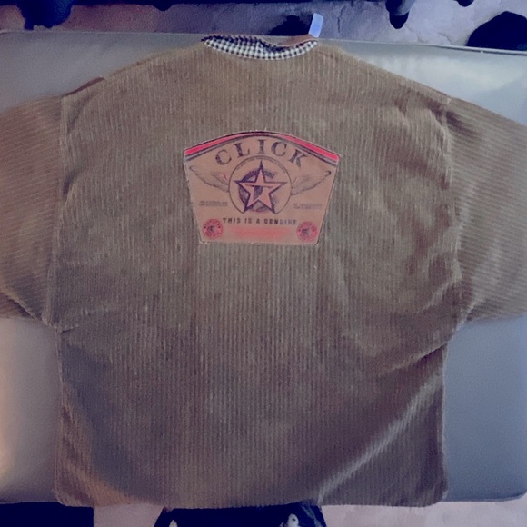 Vintage corduroy click shirt - Picture 2 of 4